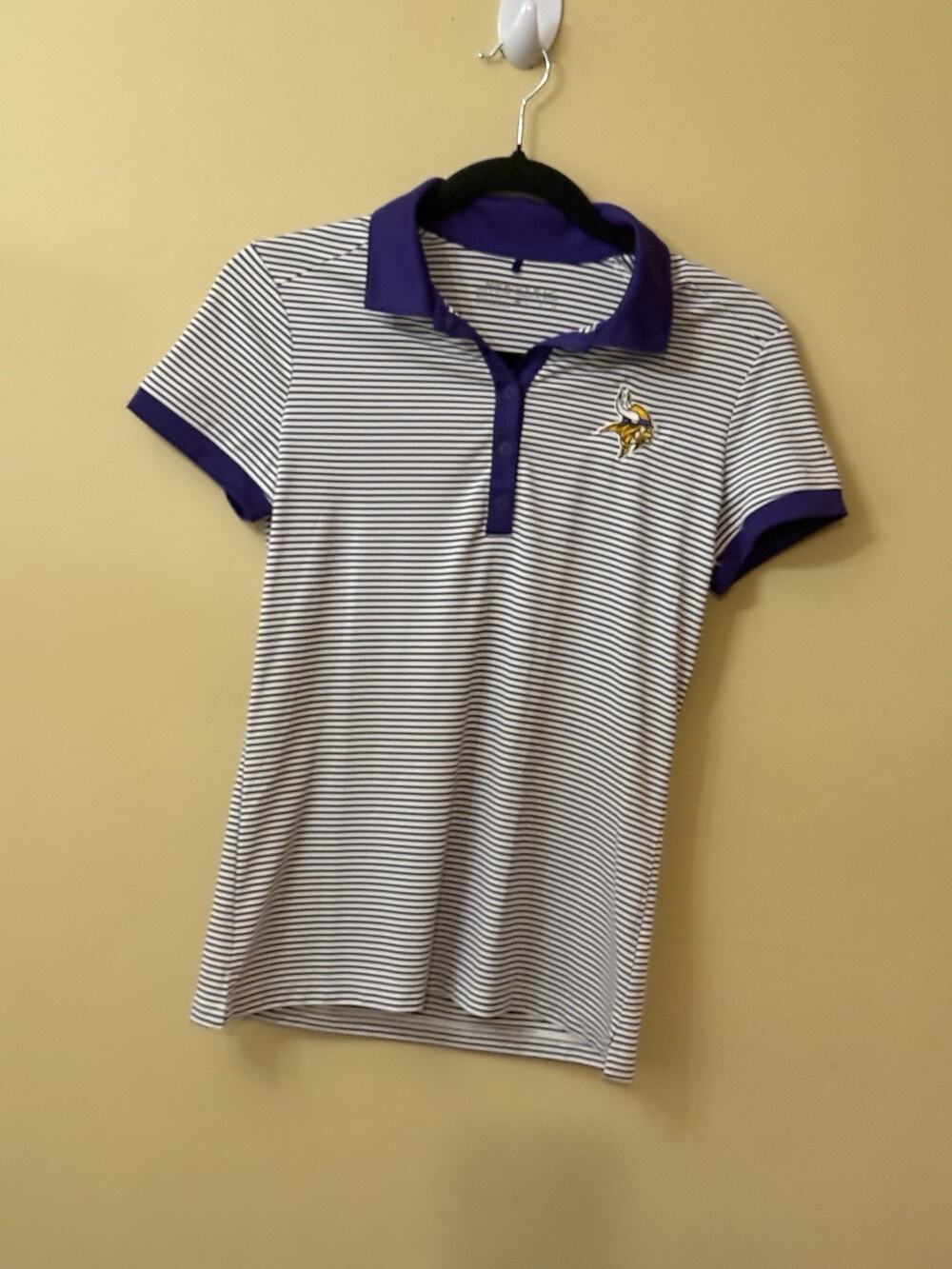 Gameday Preppy Blokecore Sportswear Fan Nike Golf Minnesota Vikings Polo Top S